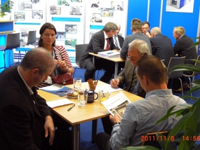ICE 2011: Besucher bei Somatec ICE 2011: Besucher bei Somatec