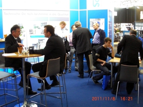 ICE 2011: Besucher bei Somatec ICE 2011: Besucher bei Somatec