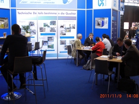 ICE 2011: Besucher bei Somatec ICE 2011: Besucher bei Somatec